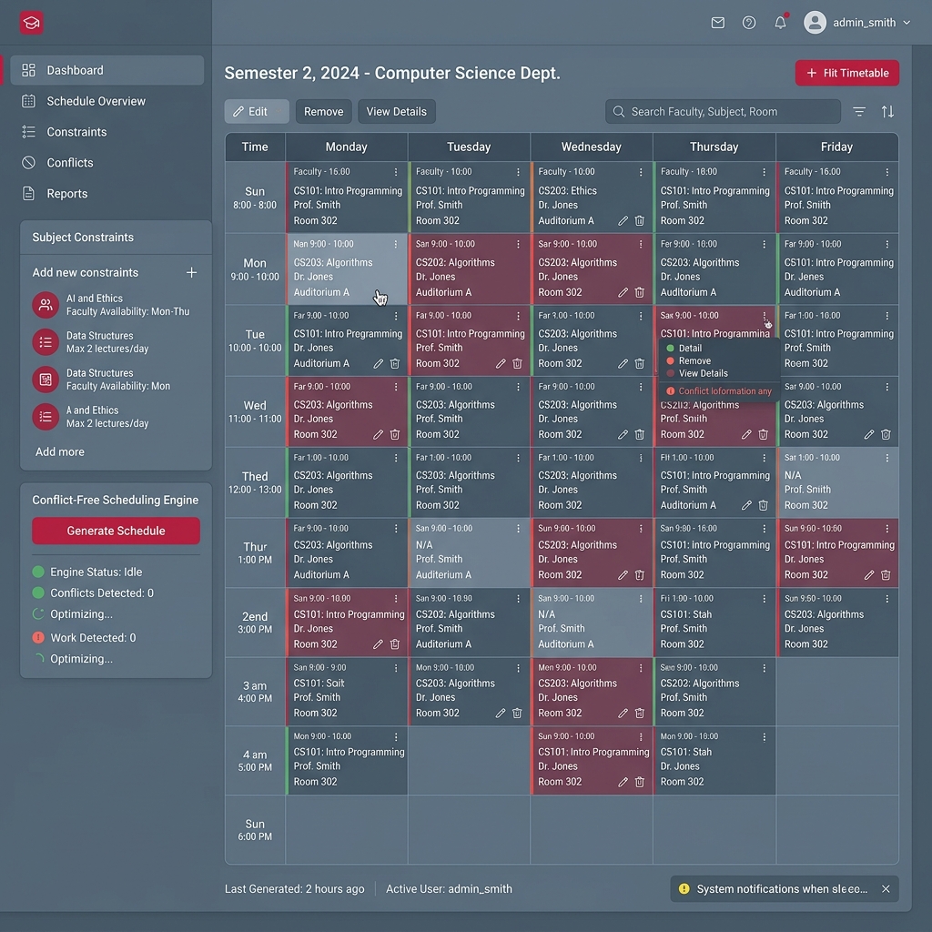 Timetable Generator